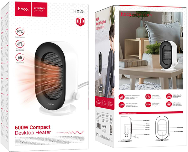 Фото - Тепловентилятор HOCO HX25 (6942007646666)