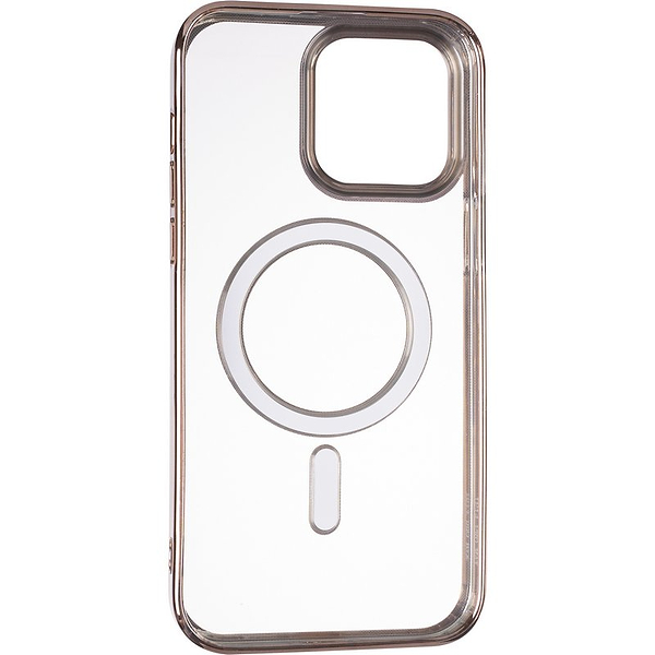 Фото - Чехол для смартфона Gelius Chrome Frame Case MagSafe for iPhone 15 Pro Coffee (100926)