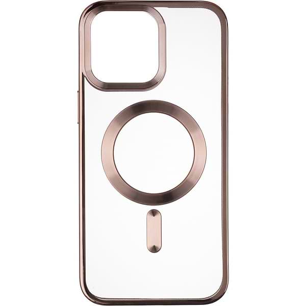 Фото - Чехол для смартфона Gelius Chrome Frame Case MagSafe for iPhone 16 Gold (100933)