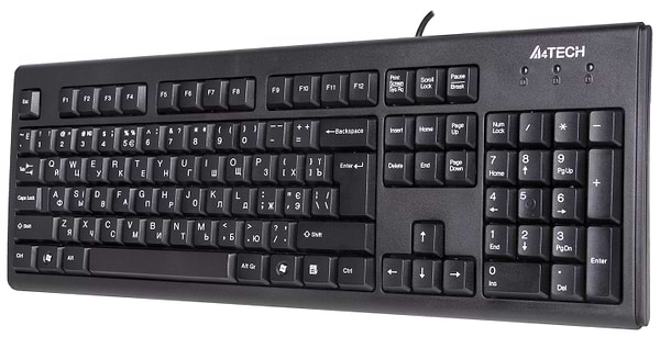 Фото - Клавіатура дротова A4tech KM-720 USB Black