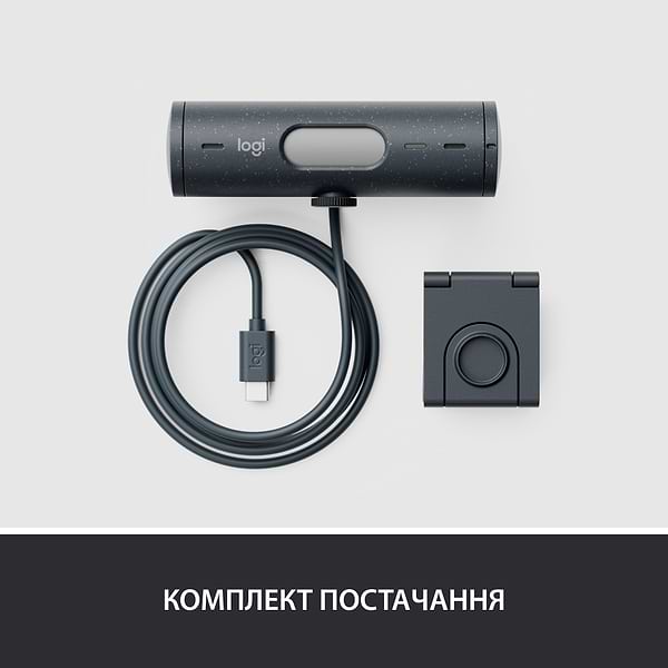 Фото - Веб-камера для комп'ютера Logitech BRIO 500 Graphite (960-001422)