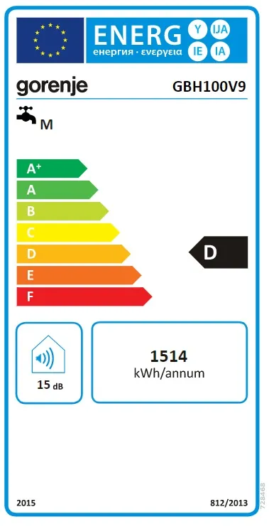 Фото - Водонагрівач Gorenje GBH100V9