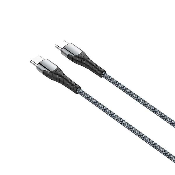 Фото - Кабель синхронизации данных Colorway USB Type-C - USB Type-C PD Fast Charging 3А 65W 1м Grey (CW-CBPDCC040-GR)
