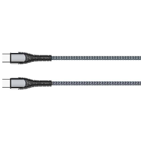 Фото - Кабель синхронизации данных Colorway USB Type-C - USB Type-C PD Fast Charging 3А 65W 1м Grey (CW-CBPDCC040-GR)