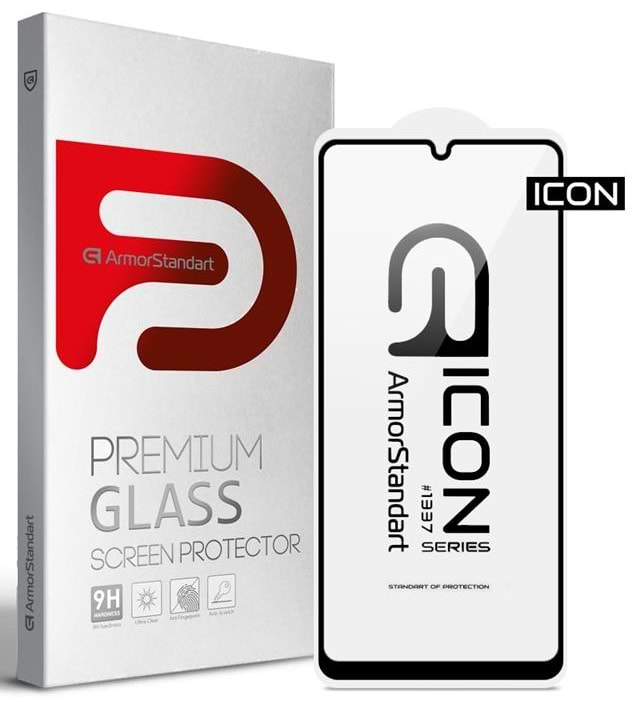 Захисне скло для смартфону Armorstandart Icon for Samsung Galaxy A42 SM-A426 Black, 0.33mm (ARM58275)