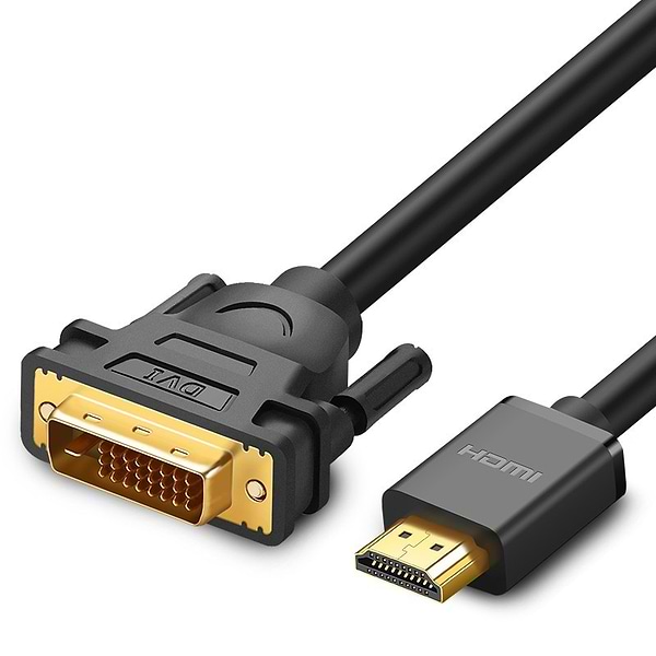 Фото - Кабель HDMI UGREEN HD106 HDMI to DVI Cable 3m Black (10136)