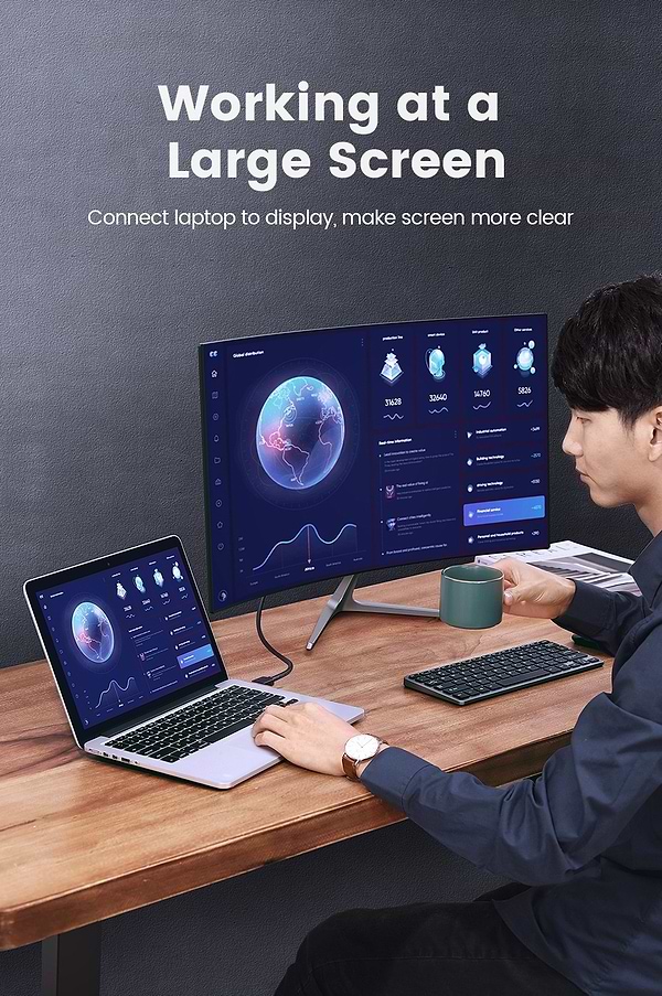 Фото - Кабель HDMI UGREEN HD106 HDMI to DVI Cable 3m Black (10136)