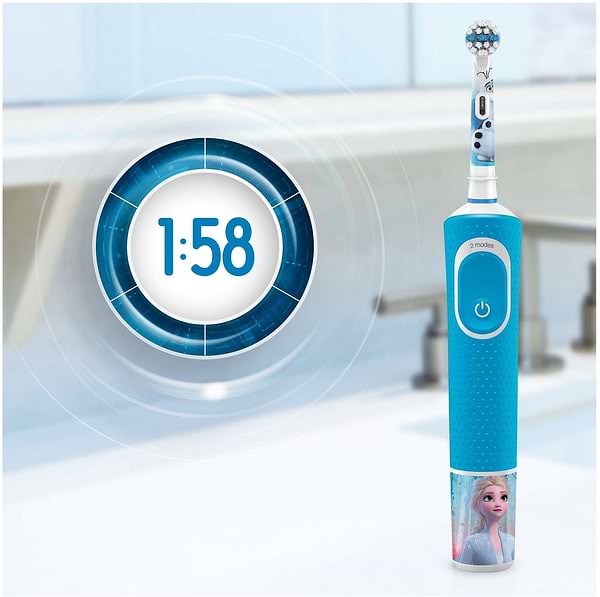Фото - Зубна щітка електрична Oral-B Braun D100.413.2K Frozen