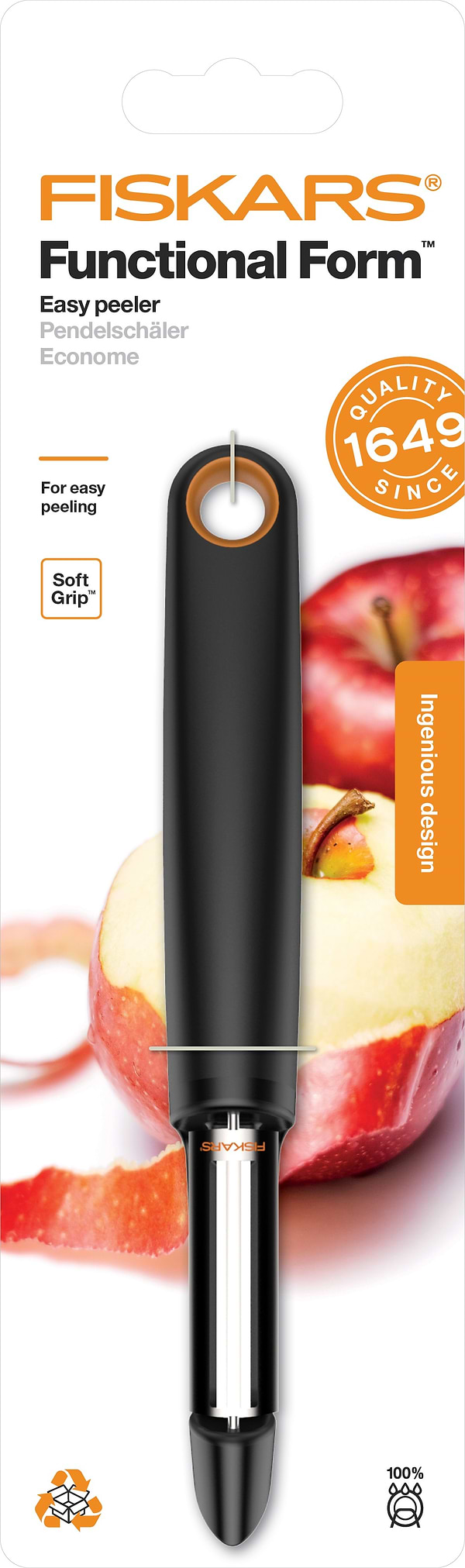 Фото - Нож для чистки овощей Fiskars Form (1014419)