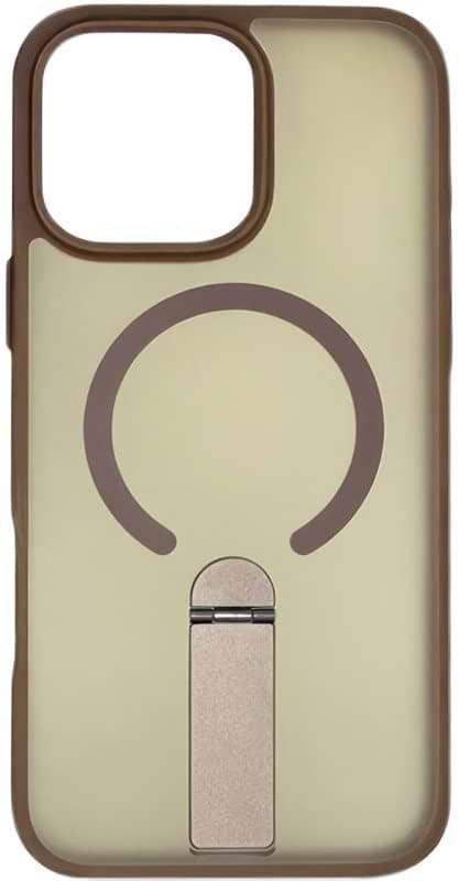 Фото - Чехол для смартфона Gelius Bumper Stick Case MagSafe Stand for iPhone 16 Pro Brown (101479)