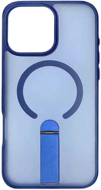 Фото - Чехол для смартфона Gelius Bumper Stick Case MagSafe Stand for iPhone 16 Pro Blue (101480)
