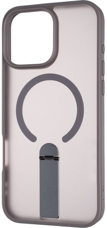 Фото - Чохол для смартфону Gelius Bumper Stick Case MagSafe Stand for iPhone 16 Pro Max Grey (101482)
