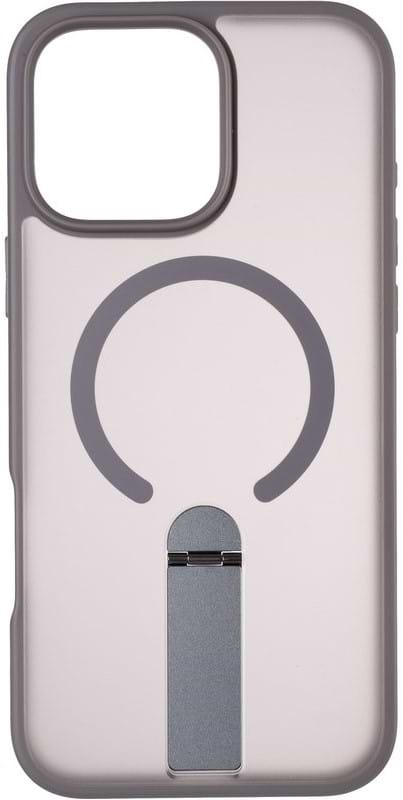 Купити Чохол для смартфону Gelius Bumper Stick Case MagSafe Stand for iPhone 16 Pro Max Grey (101482) - Фото 1 Чохол для смартфону Gelius Bumper Stick Case MagSafe Stand for iPhone 16 Pro Max Grey (101482) - Фото 1