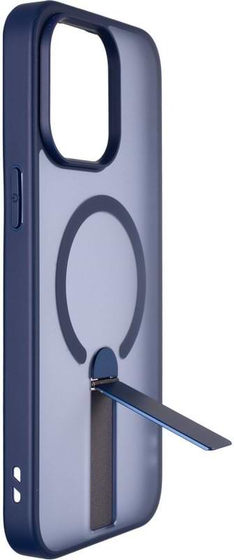 Фото - Чохол для смартфону Gelius Bumper Stick Case MagSafe Stand for iPhone 16 Pro Max Blue (101484)