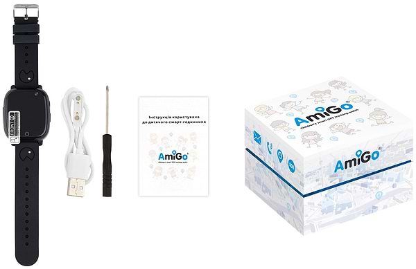 Фото - Детские часы AmiGo GO001 iP67 Black