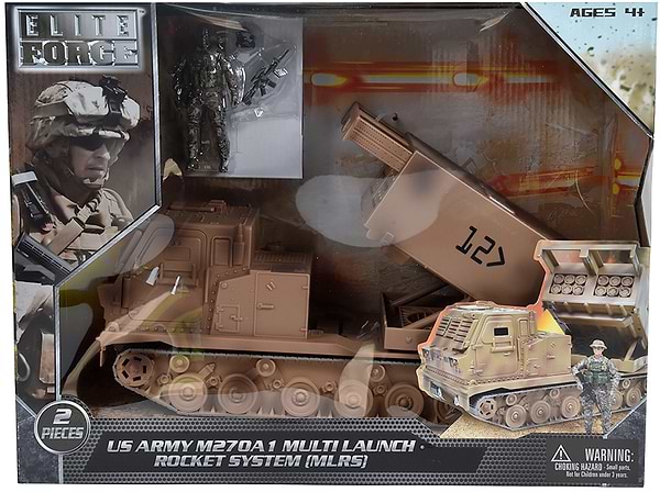 Фото - Ігрова фігурка солдатики Elite Force ПУСКОВА РАКЕТНА УСТАНОВКА M270A1 (ПРУ, фігурка) (101839)
