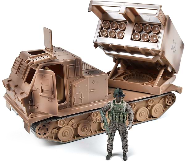 Фото - Ігрова фігурка солдатики Elite Force ПУСКОВА РАКЕТНА УСТАНОВКА M270A1 (ПРУ, фігурка) (101839)