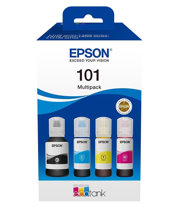Фото - Чорнило Epson 101 EcoTank 4-colour Multipack (C13T03V64A)