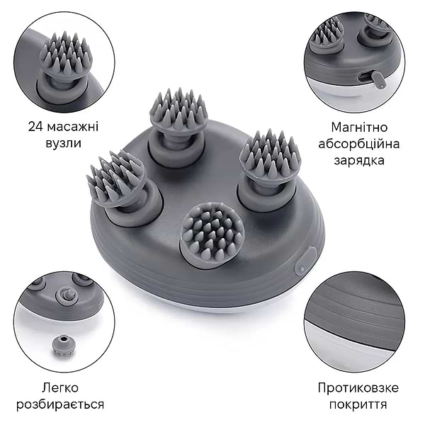 Фото - Массажер для головы INSPIRE SL-200 Silvery White