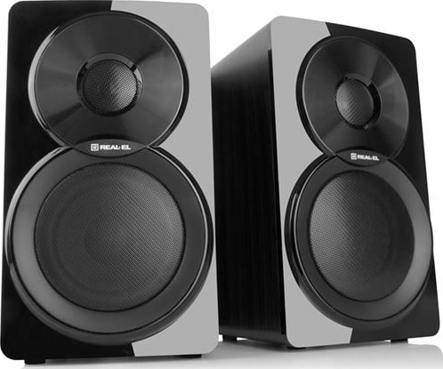 Фото - Комп'ютерна акустика компактна 2.0 REAL-EL S-450 Black (EL121200005)