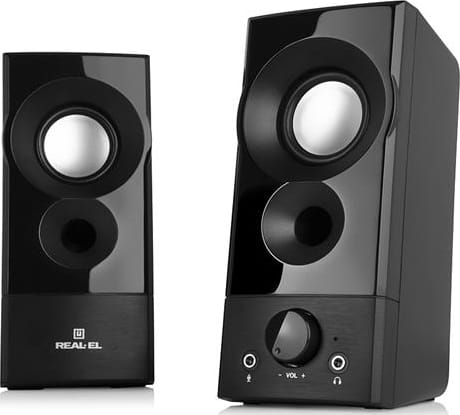 Фото - Компьютерная акустика обычная 2.0 REAL-EL S-90 Black (EL121100011)