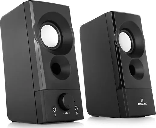 Фото - Компьютерная акустика обычная 2.0 REAL-EL S-90 Black (EL121100011)