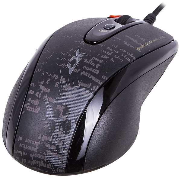 Фото - Миша дротова A4tech F5 USB (mystic Black)