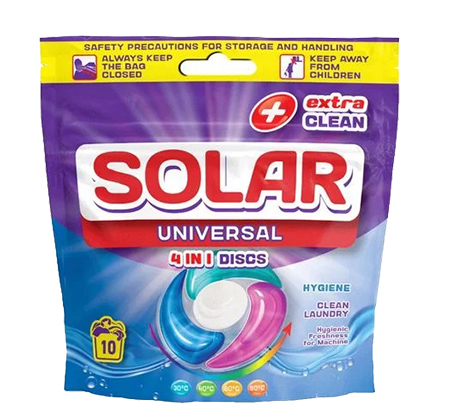 Капсули для прання Solar Universal 10 шт. (4820269930223) - Фото 1