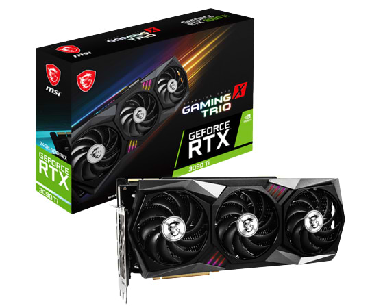 Фото - Видеокарта MSI Nvidia GeForce RTX 3090 Ti GAMING X TRIO 24G