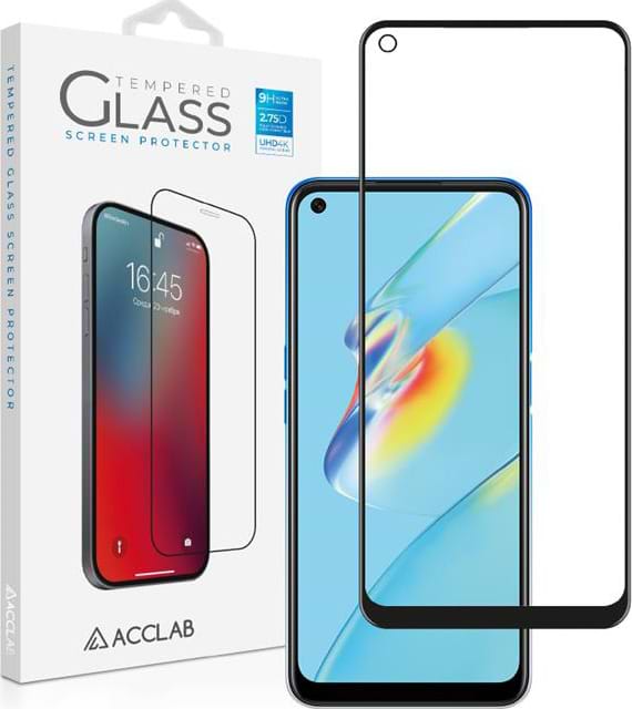 Захисне скло для смартфону ACCLAB Full Glue for Oppo A54 Black (1283126512674)