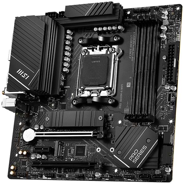 Фото - Материнская плата MSI AMD B650 SAM5 MATX (PRO B650M-A WIFI)