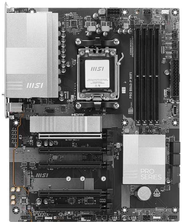 Фото - Материнская плата MSI PRO B840-P WIFI