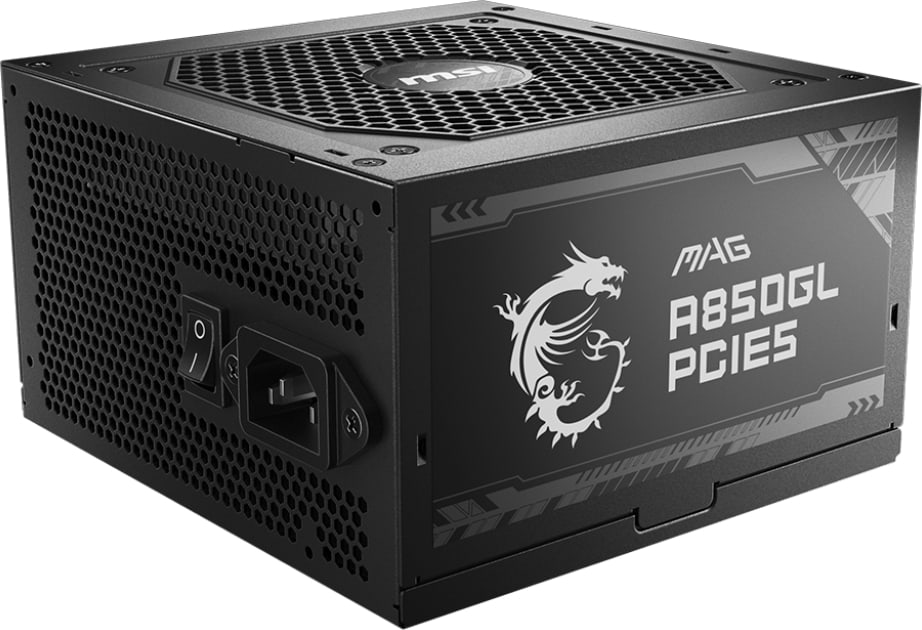 Блок живлення для ПК MSI 850W 80 PLUS Gold (MAG A850GL PCIE5)