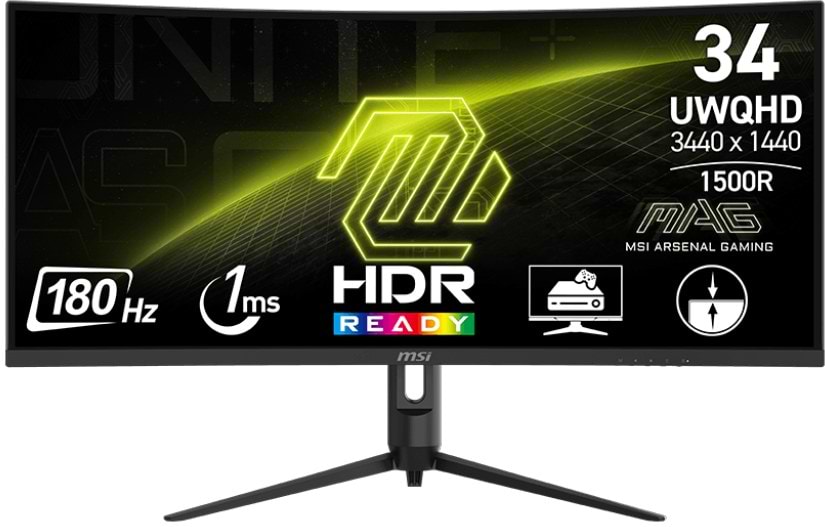 Монітор ігровий MSI MAG 342CQR E2 - Фото 1