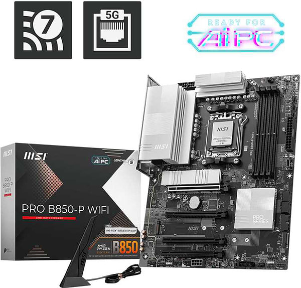 Фото - Материнська плата MSI PRO B850-P WIFI