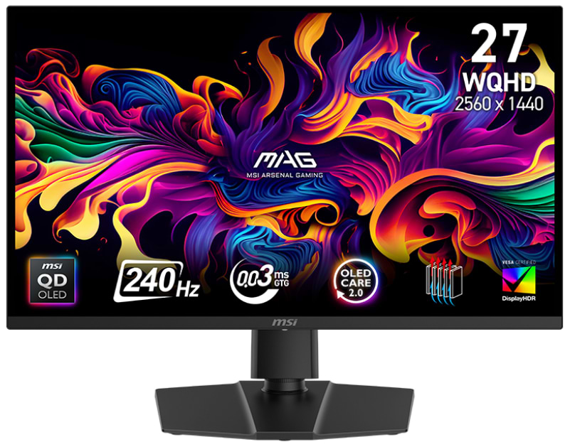 Монітор ігровий MSI MAG 273QP QD-OLED X24 - Фото 1
