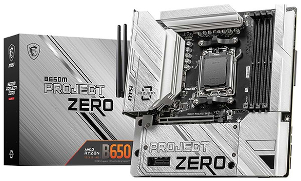 Фото - Материнська плата MSI B650M PROJECT ZERO