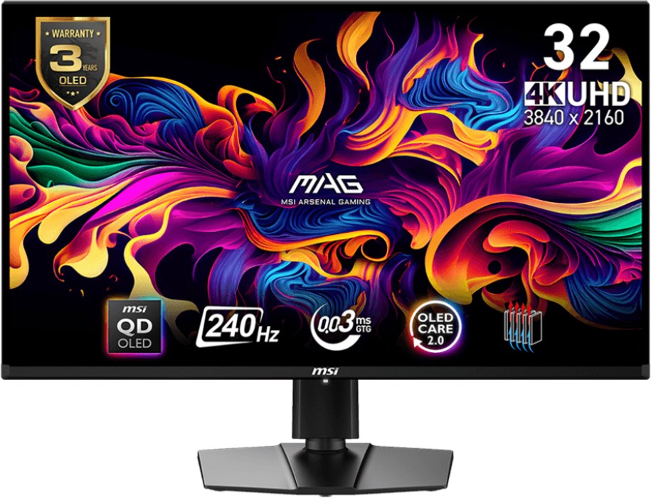 Монітор ігровий MSI MAG 321UPX QD-OLED - Фото 1