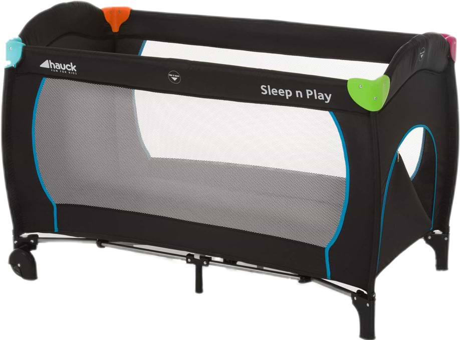 Манеж-кровать HAUCK Sleep N Play Go Plus Multicolor black - Фото 1