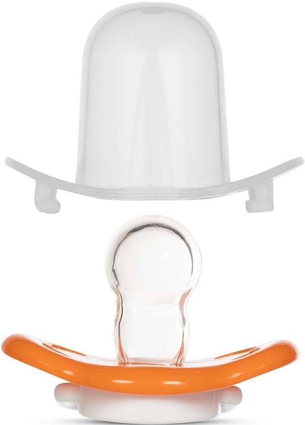 Фото - Кругла пустушка Baboo Sea Life 6+ міс Orange (5-028)