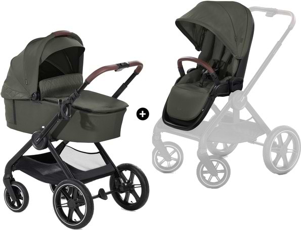 Коляска універсальна 2 в 1 HAUCK Walk N Care Air Dark Olive - Фото 1