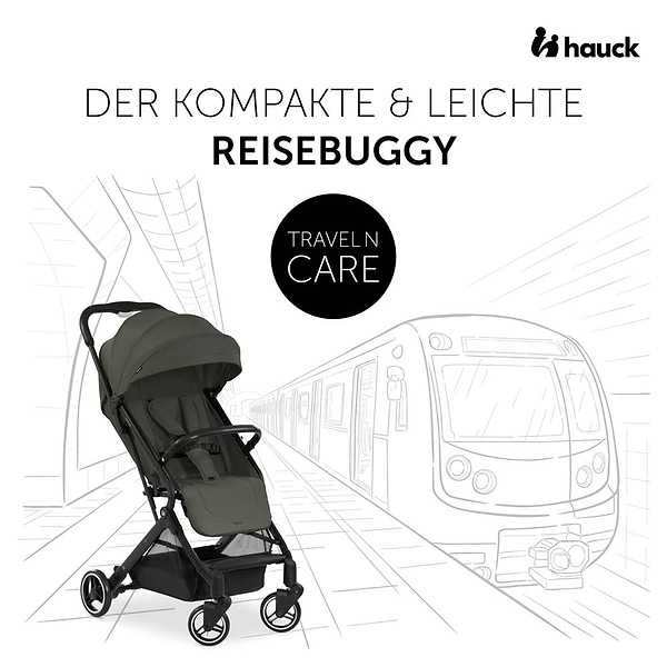 Фото - Коляска прогулочная HAUCK Travel N Care Dark Olive