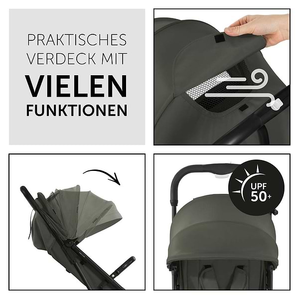 Фото - Коляска прогулочная HAUCK Travel N Care Dark Olive