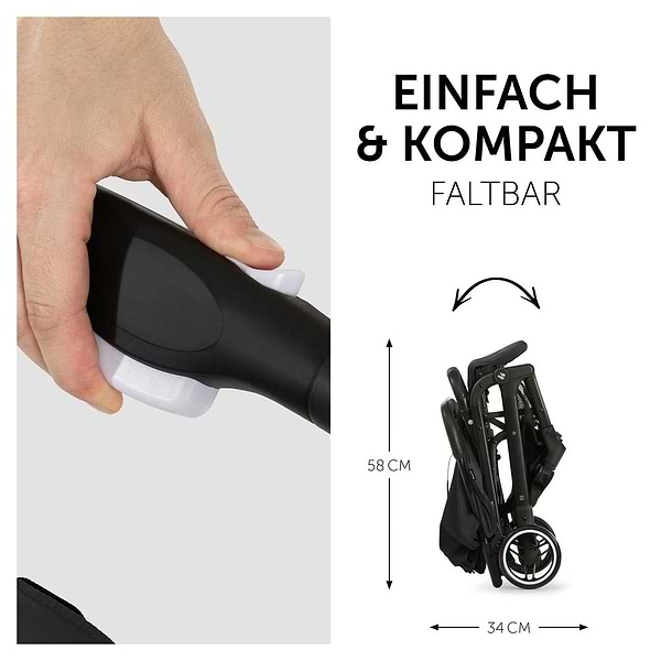 Фото - Коляска прогулочная HAUCK Travel N Care Black