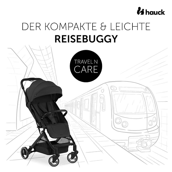 Фото - Коляска прогулочная HAUCK Travel N Care Black