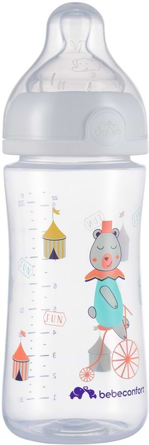 Пляшка для годування Bebe Confort EMO PP 270ml T1 FF White