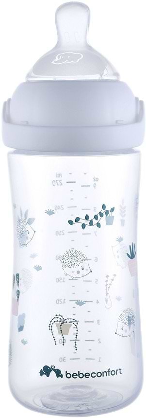 Пляшка для годування Bebe Confort Emotion Physio Urban Garden 270 ml White