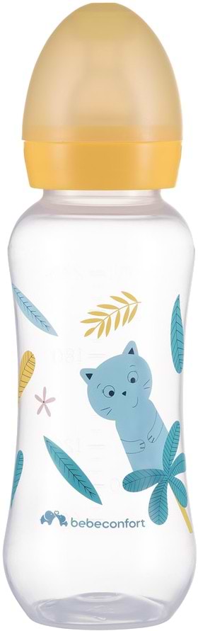 Пляшка для годування Bebe Confort PP 240ml S.1 з силіконовою пустушкою Little Buddies