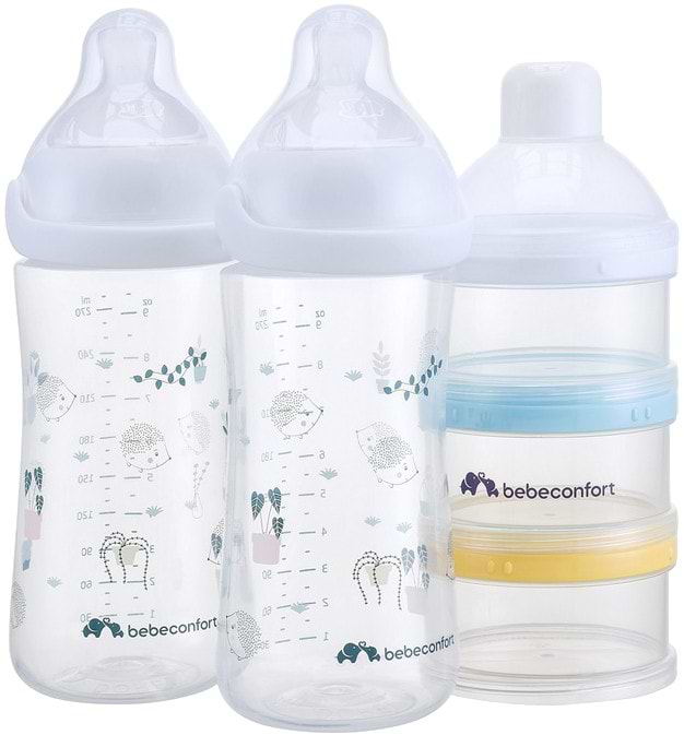 Пляшка для годування Bebe Confort Emotion Physio 270ml 2 шт Urban Garden