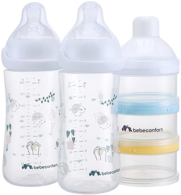 Фото - Пляшка для годування Bebe Confort Emotion Physio 270ml 2 шт Urban Garden